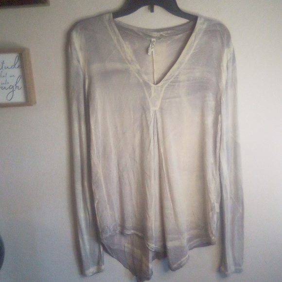 Nwt Xcvi Acid Wash Lagenlook distressed Tunic Top - Picture 13 of 14